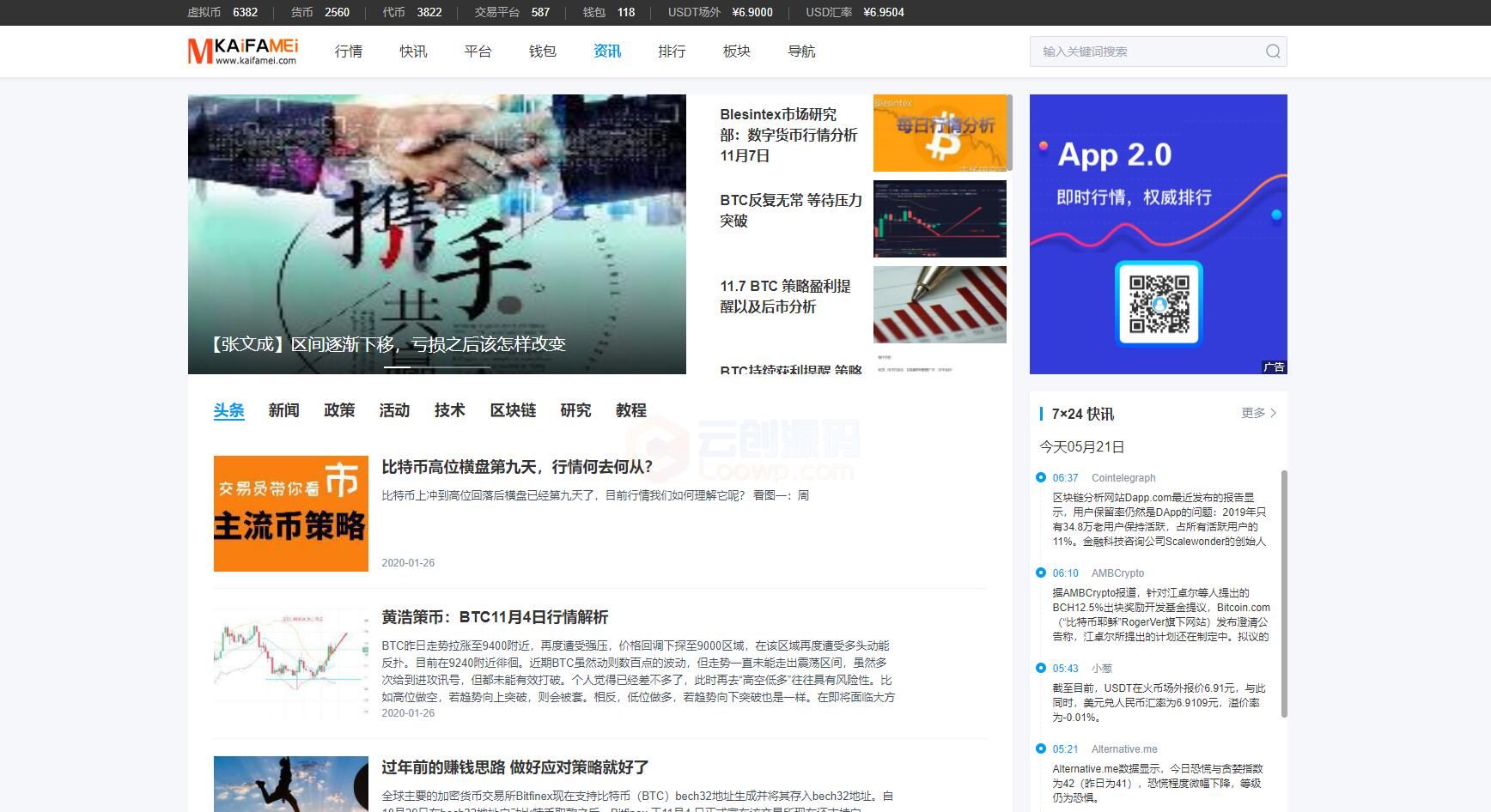 【区块链门户】最新仿《非小号》区块链数字货币行业大数据门户资讯站新版源码 帝国cms+wap手机站 -5 【区块链门户】最新仿《非小号》区块链数字货币行业大数据门户资讯站新版源码 帝国cms+wap手机站