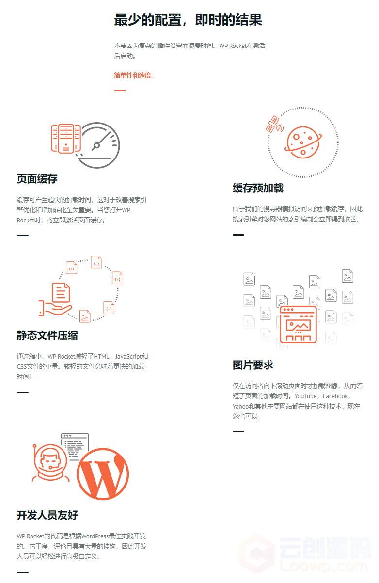 【WP Rocket汉化版 3.10.1】缓存系统页面优化WordPress插件