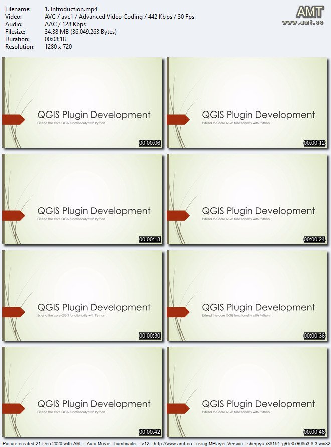 使用Python进行QGIS插件开发视频教程