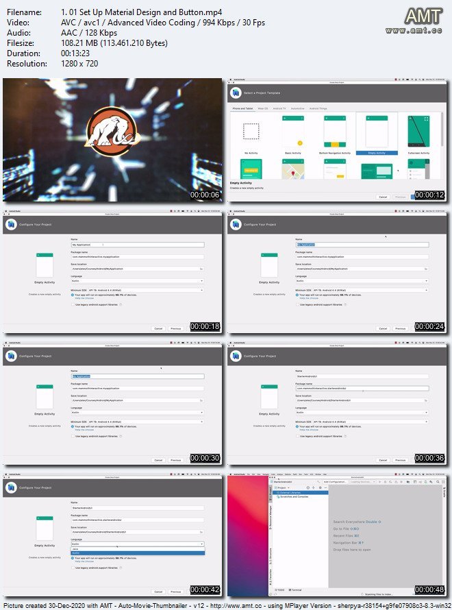 学习Android Material Design UI开发视频教程