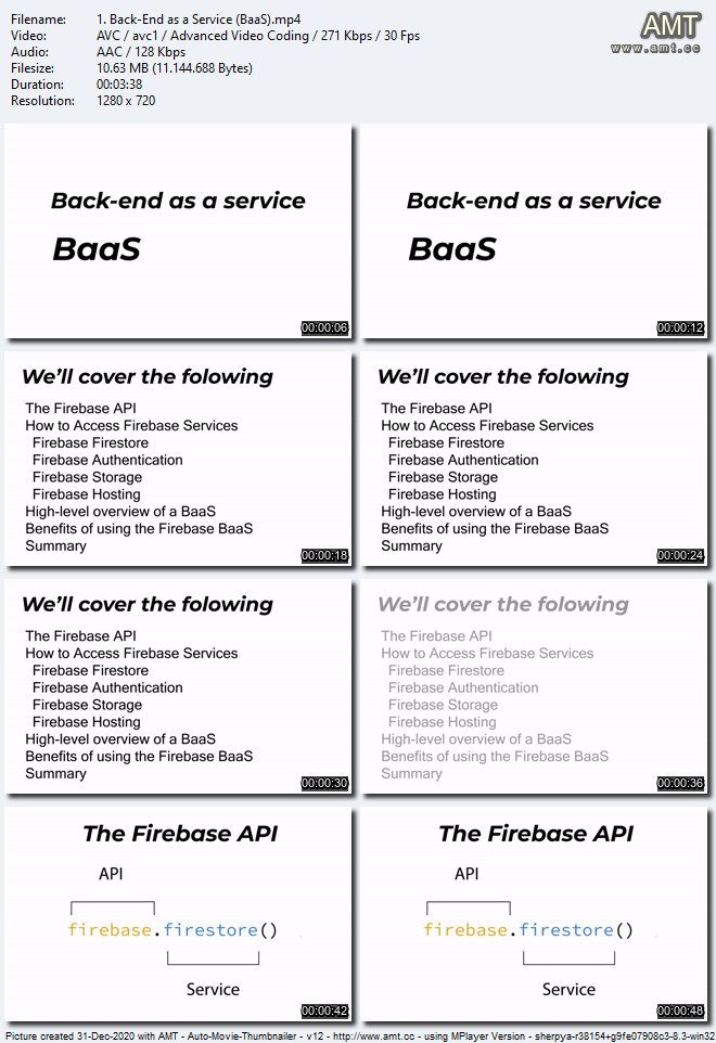 Firebase全栈Web应用APP开发视频教程