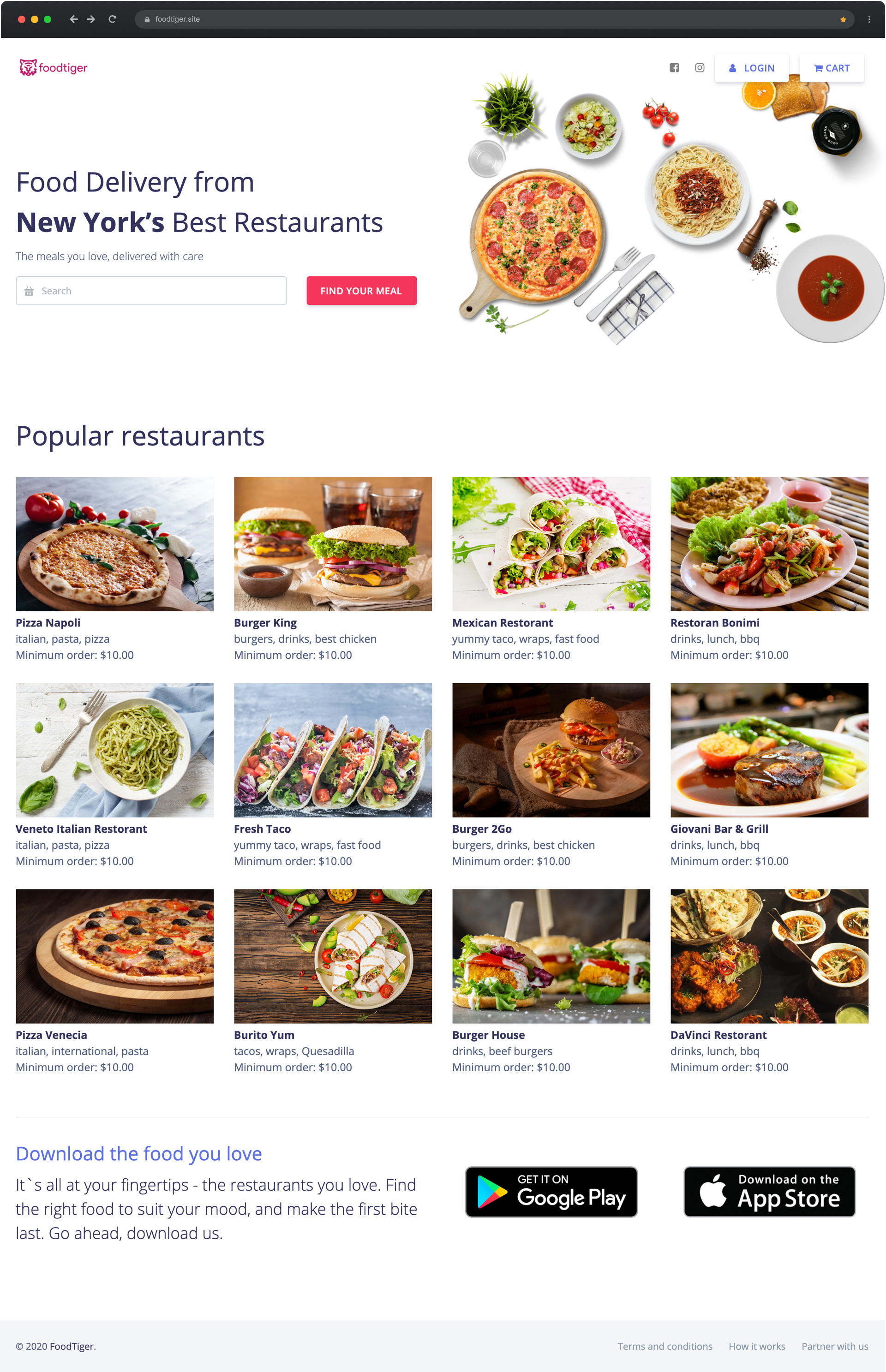 MakeFood响应式多餐厅外卖点餐派送系统PHP源码V3.5.0 完美破解版