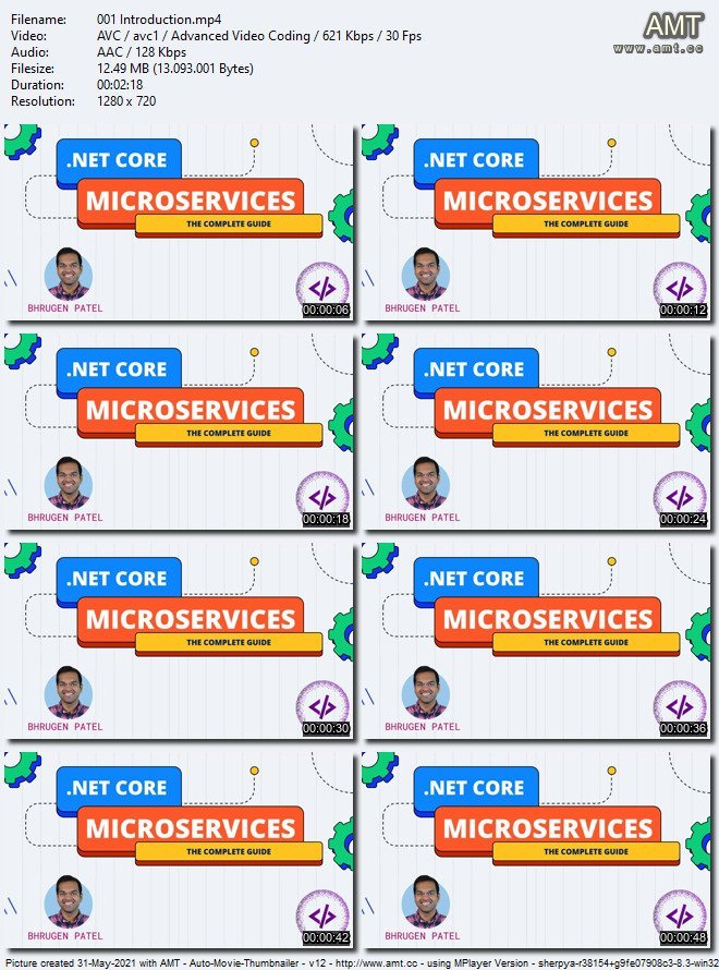 .NET Core微服务全面指南 (.NET 6 MVC)视频教程