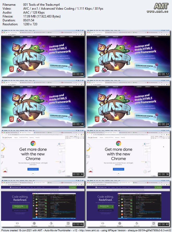 基于Phaser游戏引擎的HTML5网页2D游戏开发视频教程