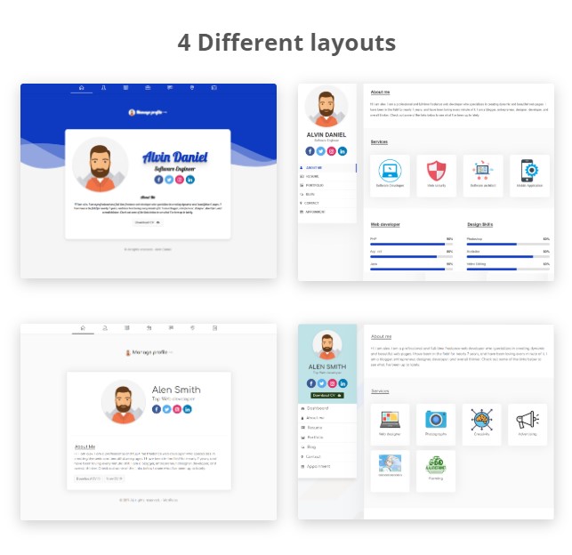 looProfile多用户个人资料简历和名片制作PHP源码V2.2 全开源破解版