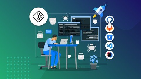 Git和GitHub项目管理动手实践技能训练视频教程（8个项目）