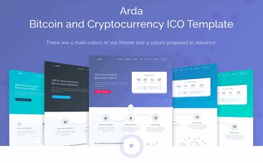 【looArda 1.4.1】比特币和加密货币ICO门户网站HTML5模板
