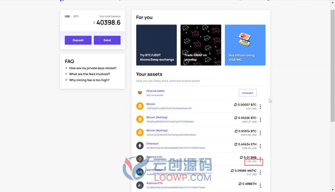 MCWallet Pro数字加密货币钱包系统WordPress插件V1.1.1510