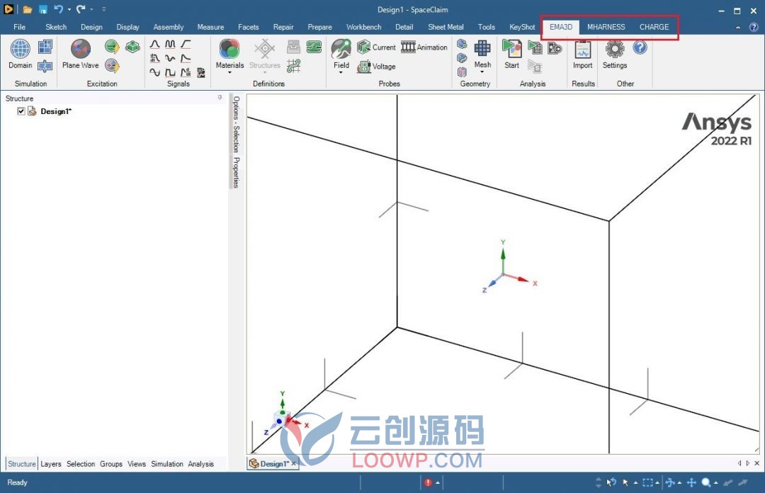 有限差分时域 (FDTD) 求解器ANSYS EMA3D Cable 2022 R1破解版下载