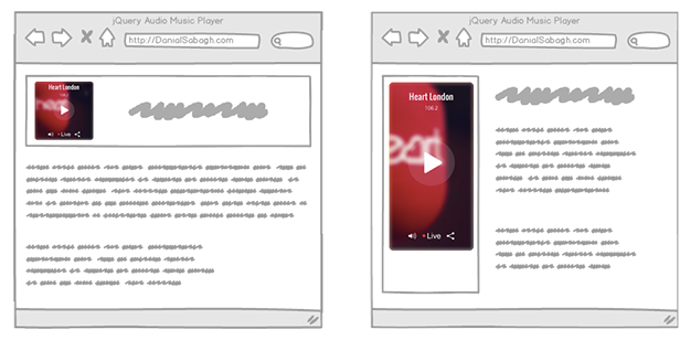 JQPlayer响应式HTML5音乐和广播音频播放器jQuery插件V1.2
