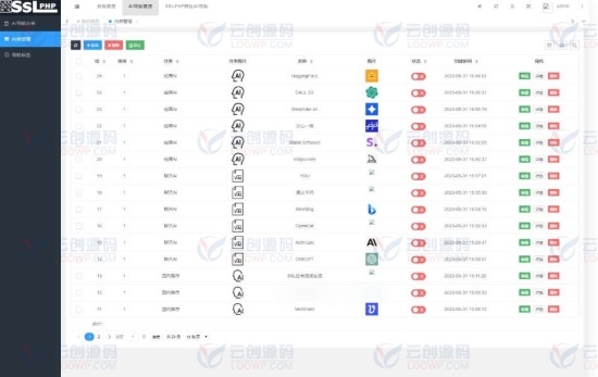 2023版TP框架AI资源站网址分类导航系统PHP源码