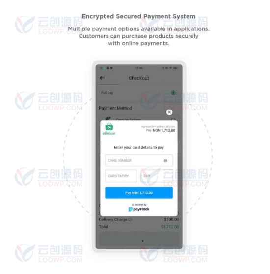 eGoods多商家同城跑腿送货Flutter手机APP源码V2.0.2 带后端/带激活码