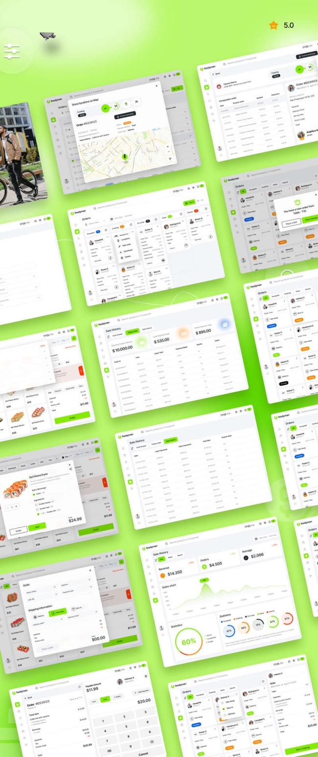 FoodBase单餐厅管理系统全端APP解决方案(POS+厨房+服务员|iOS+安卓+桌面)