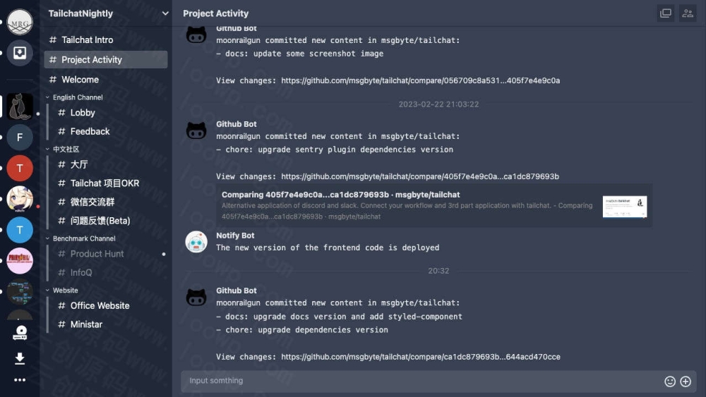 TChat基于React+Typescript全开源即时通信IM系统源码V1.8 前端微内核+后端微服务架构