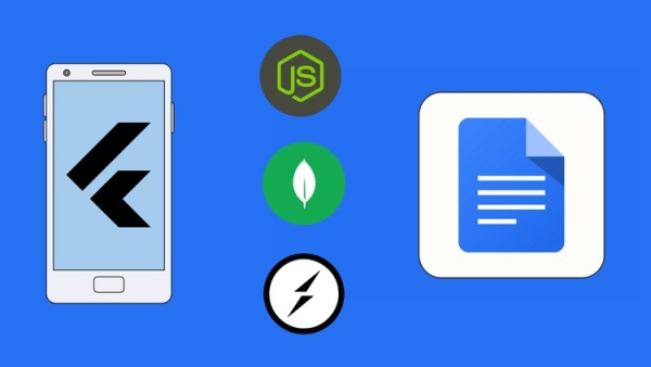 Flutter和Mongodb仿Google Docs实时协作文档共享应用开发视频教程