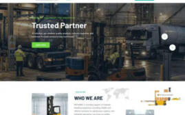 工业物料搬运设备商网站源码_产品型企业官网+电商源码